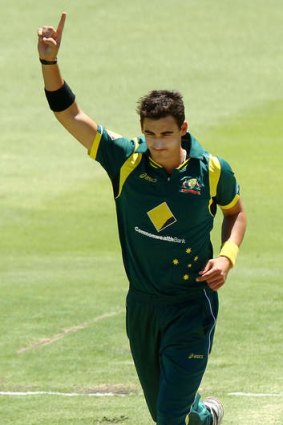 Mitchell Starc may miss Wednesday's match in Canberra.