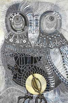 Fertility Owl - one of Joshua Yeldham's works.