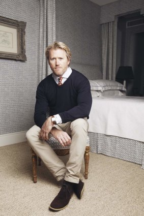 Interior designer Cameron Kimber in his Potts Point apartment.