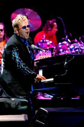 "Elton John almost has squatter's rights after 45 shows over nearty three decades."