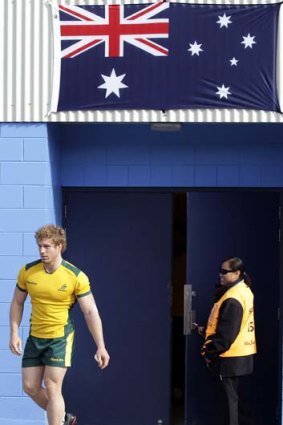 Flying the flag &#8230; David Pocock is a big key for the Wallabies.