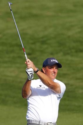 Phil Mickelson in action during the third round in Arizona.