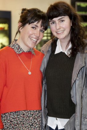 Twister sisters: Jess Langley (left) and Katy Roberts at <i>Tornado Alley</i>.