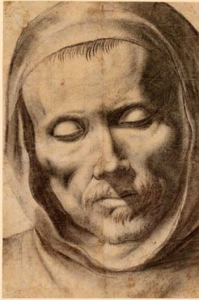 Rarely on display: Francisco de Zurbarn's <i>Head of a Monk</i>.