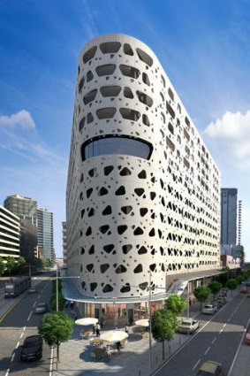 The Exo building design.