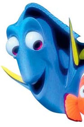 Fishy tale: Dory, left, and Nemo's father Marlin.