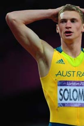 Fast track: Australian 400-metre runner Steve Solomon.