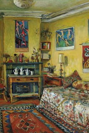 Olley's painting <i>Yellow Room, Afternoon</i>,  re-created house in the Tweed Regional Gallery.