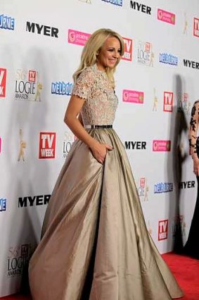 Carrie Bickmore at the Logies.