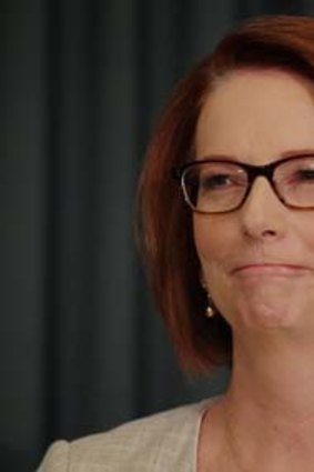 Victim of variables: Prime Minister Julia Gillard.