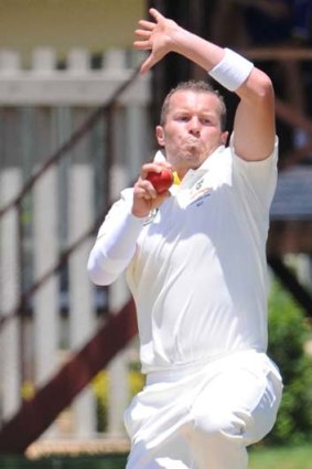 Impeccable &#8230; paceman Peter Siddle took three wickets.