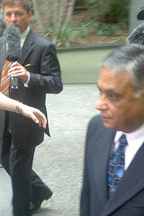 Jayant Patel arrives at court on Monday.
