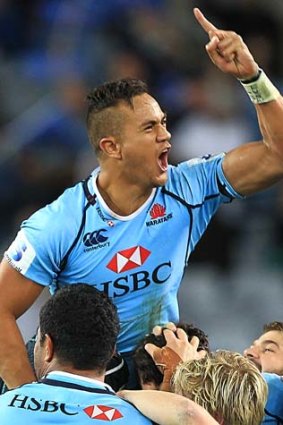 Old partnership: NSW winger Peter Betham looks forward to taking the field with Kurtley Beale once again.