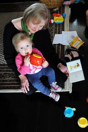 Judy Osmers with granddaughter, Eleanor.