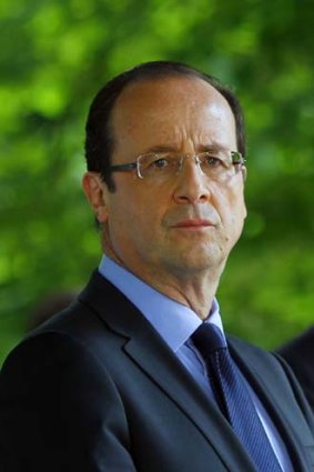 Hoping to strike a bargain ... the newly-elected French President Francois Hollande.