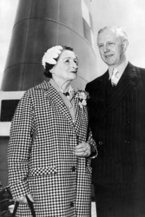 Witness to war: Brittain, who remained a staunch opponent of war well into her 70s, eith her husband Professor George Catlin in 1959.
