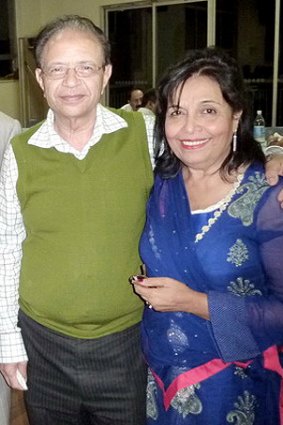 Dr Khalid Aziz Qidwai and his wife, Shahnaz.