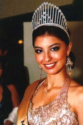 Former Miss World Australia ... Sabrina Houssami.