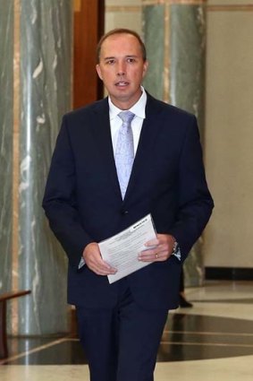 Sports Minister Peter Dutton.