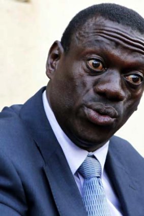 Presidential candidate Kizza Besigye of Uganda's four-party opposition coalition, Inter-Party Cooperation (IPC).