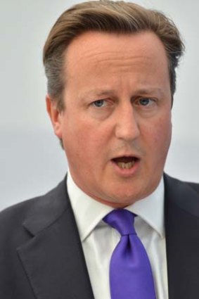 British Prime Minister David Cameron tweeted his delight at working with ''another centre right leader''.