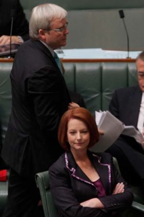 Speculation continues to surround Julia Gillard's leadership and a possible coup by Kevin Rudd.