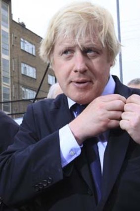 "New chance" ... re-elected mayor Boris Johnson.
