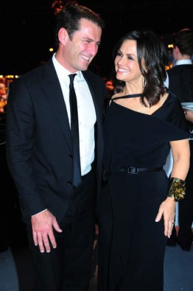 Missing from this year's line-up: Lisa Wilkinson (right) with former co-host Karl Stefanovic.