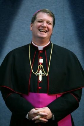 Bishop Anthony Fisher during World Youth Day.