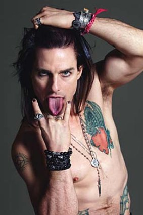 Tom Cruise as Stacee Jaxx in <i>Rock of Ages</i>.