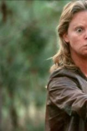 As Aileen Wuornos in <i>Monster</i>, the film for which she won a best actress Oscar.