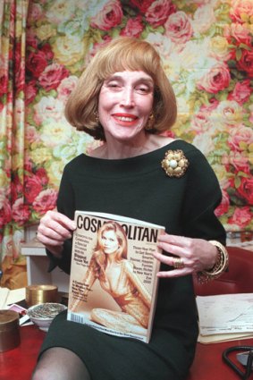 <i>Cosmopolitan</i> editor-in-chief Helen Gurley Brown in 1997, just before she stepped down from her position after 32 years with the magazine.