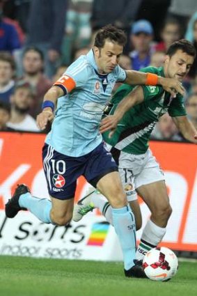 Doubt: Del Piero is unlikely to start the match.