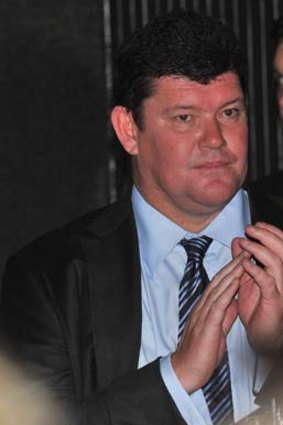 James Packer &#8230; keeping an eye on the ball in China.