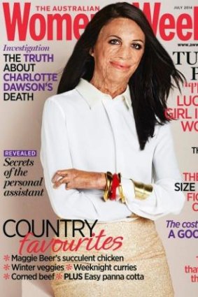 Turia Pitt on the cover of The Australian Women's Weekly.
