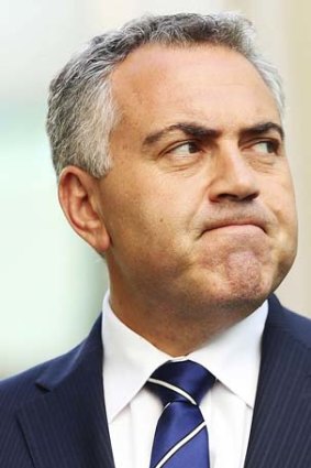 "If the economy is underperforming, you don't tax it to increase performance": Joe Hockey.