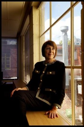 Agent of change: Melbourne University Publishing chief Louise Adler in her Carlton office.