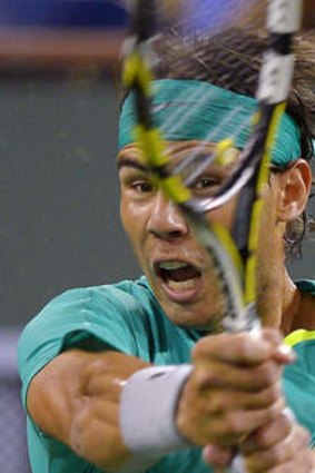 Back to his best: Rafael Nadal.