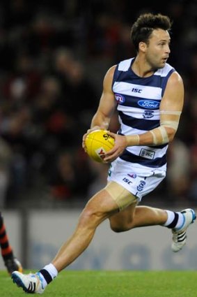 Jimmy Bartel... his ability to take contested marks as a 187-centimetre midfielder is the one attribute that sets him apart.