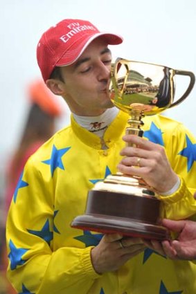 Last year ... in 2011 the Melbourne Cup was won by Dunaden ridden by Christophe Lemaire.