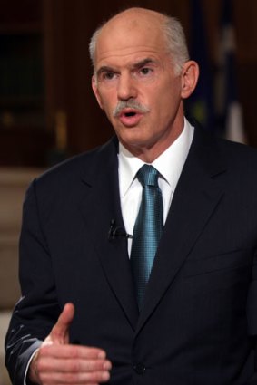 George Papandreou ... seeking a vote of confidsence.