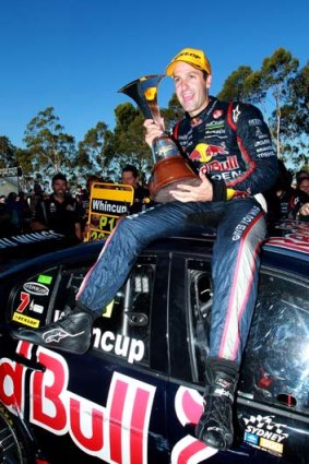 Top of the world: Jamie Whincup has been hailed as one of the all-time greats.