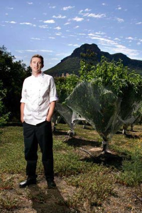 Chef of the Year finalist Dan Hunter at Dunkeld. <i>Picture: Marina Oliphant</i>