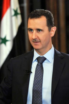 The Human Rights Watch report has disclosed that there is no evidence to suggest that opposition fighters were to blame for the attacks, as President Bashar al-Assad (pictured) has suggested.
