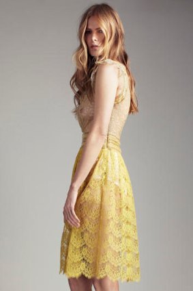 Another Collette Dinnigan lace dress.