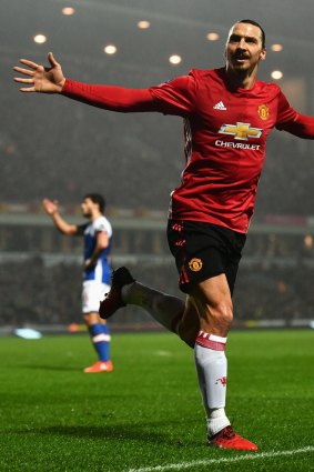 Super sub: Zlatan Ibrahimovic scored the winner for United after coming off the bench.