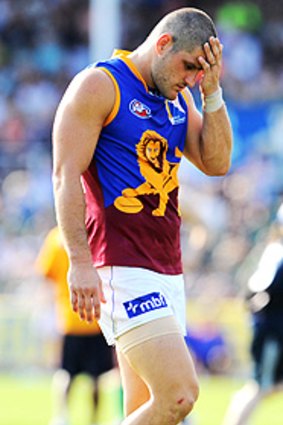 Brendan Fevola ... just nine disposals in last two outings for Lions.