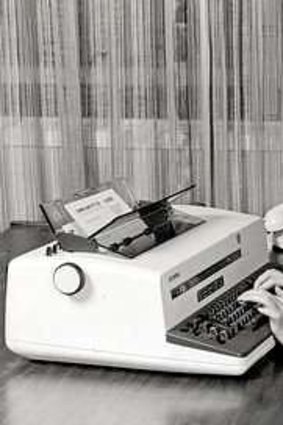 Olympia's 6010 word processor / typewriter in 1978. Handwriting would never be the same.