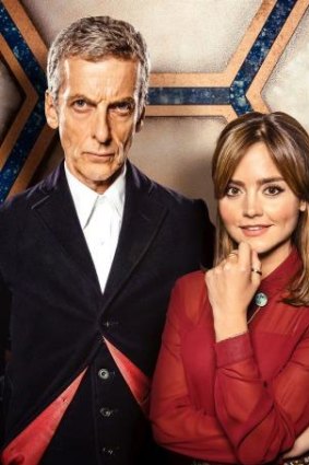 Peter Capaldi and Jenna Coleman.