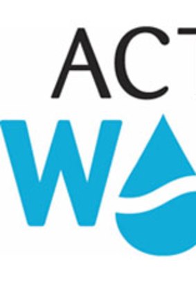 Time for another change ... The Actew Water logo.